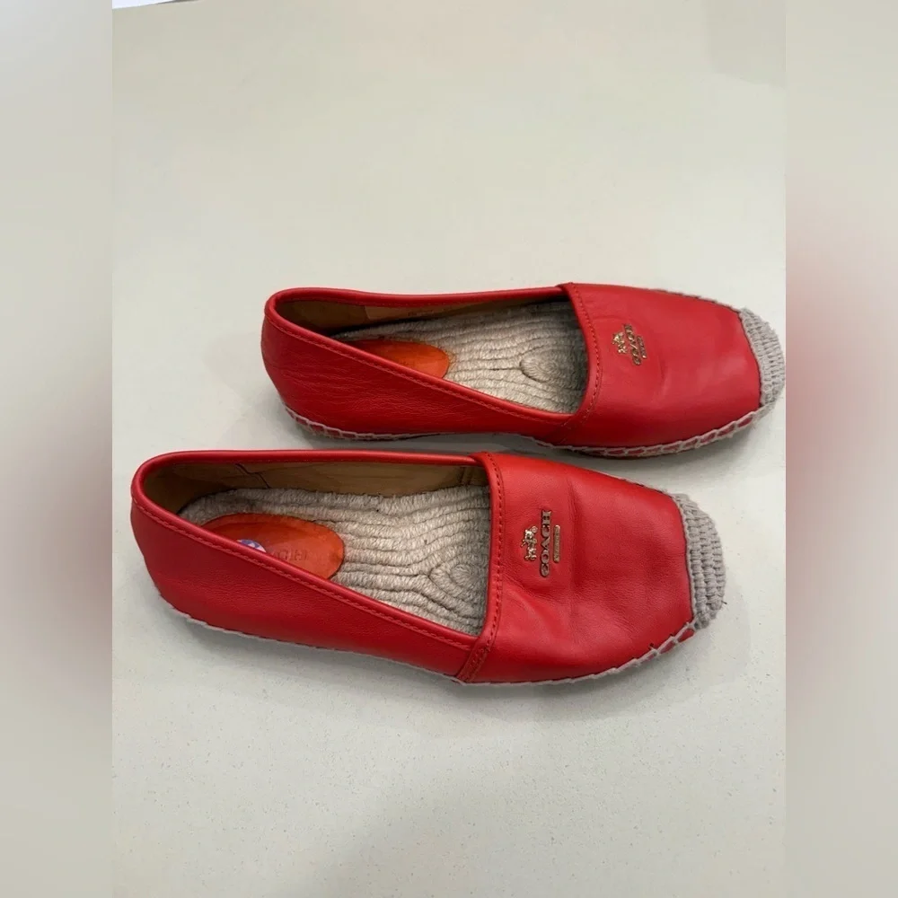 Coach Leather Espadrilles